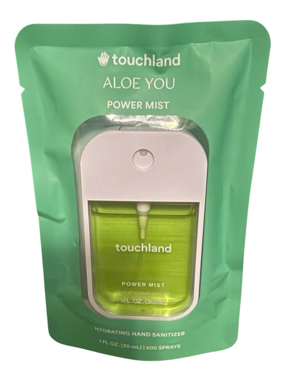 Touchland Aloe You Power Mist Hydrating Hand Sanitizer - Green